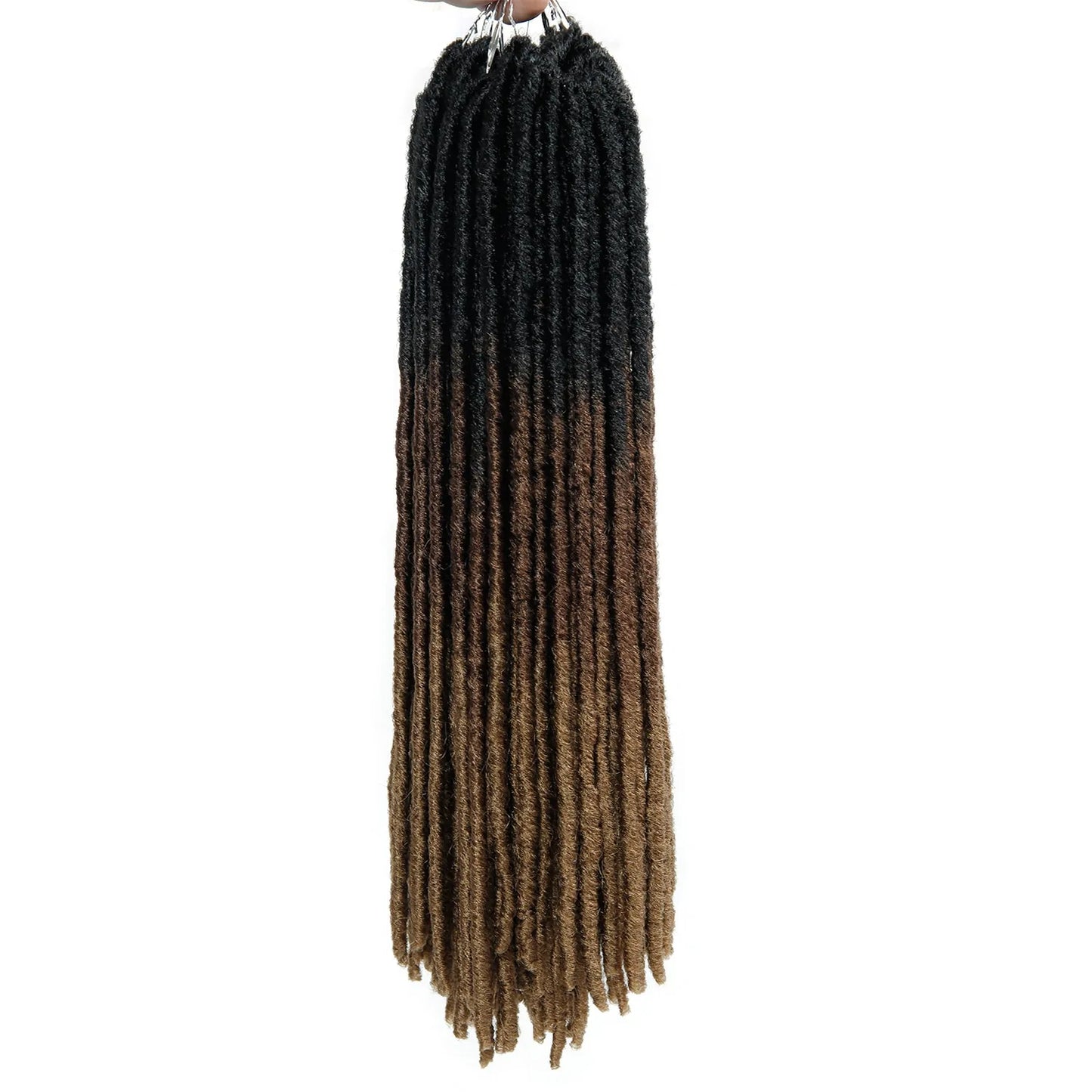 Extensiones de cabello con rastas sintéticas