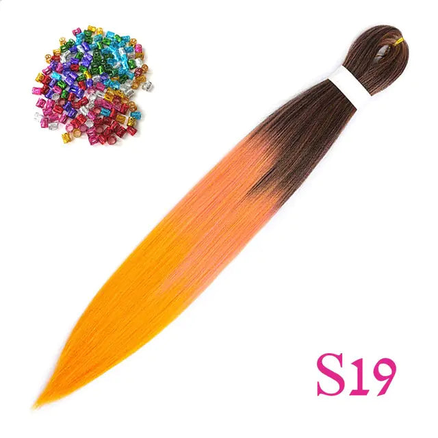 Extensiones de cabello trenzado retorcido preestirado Cabello de crochet