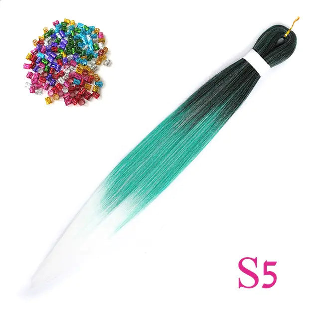 Extensiones de cabello trenzado retorcido preestirado Cabello de crochet