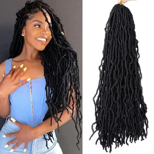 Extensiones de cabello suave y esponjoso natural
