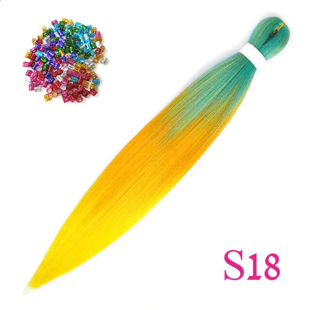 Extensiones de cabello trenzado retorcido preestirado Cabello de crochet