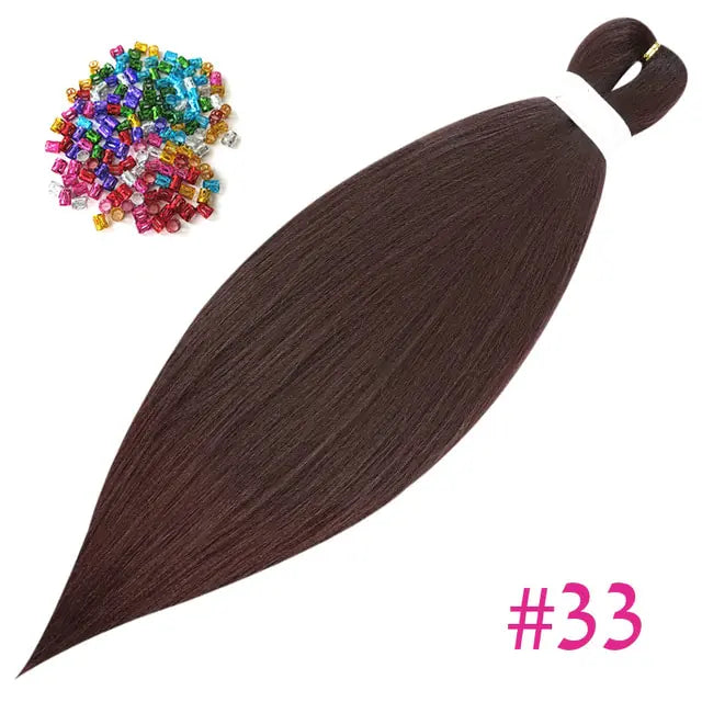 Extensiones de cabello trenzado retorcido preestirado Cabello de crochet