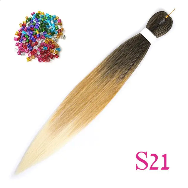 Extensiones de cabello trenzado retorcido preestirado Cabello de crochet