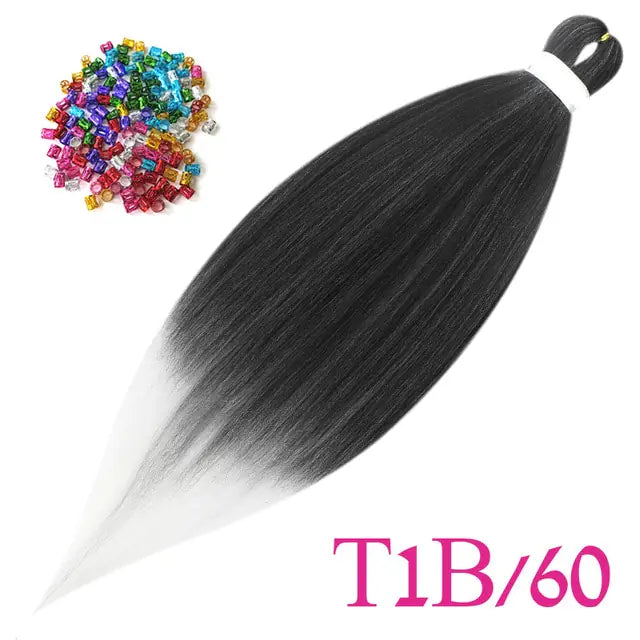 Extensiones de cabello trenzado retorcido preestirado Cabello de crochet