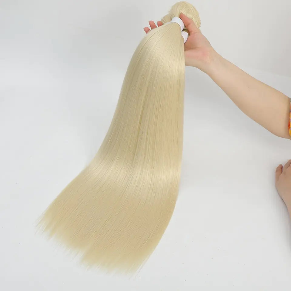 Extensiones de cabello liso