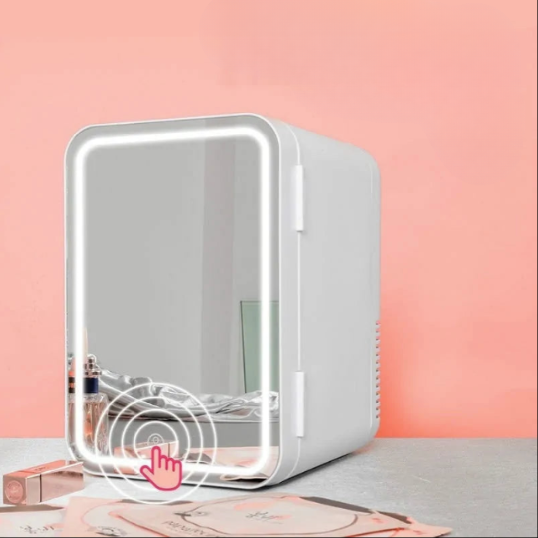 Mini refrigerador portátil para maquillaje