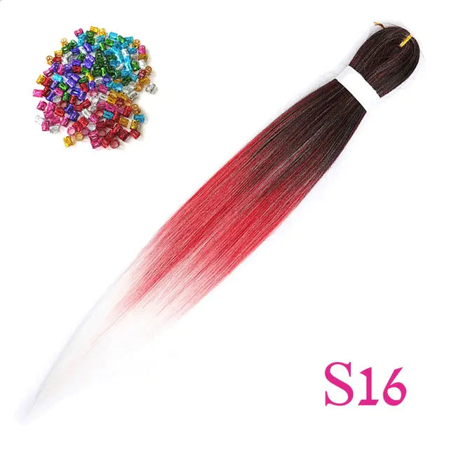 Extensiones de cabello trenzado retorcido preestirado Cabello de crochet