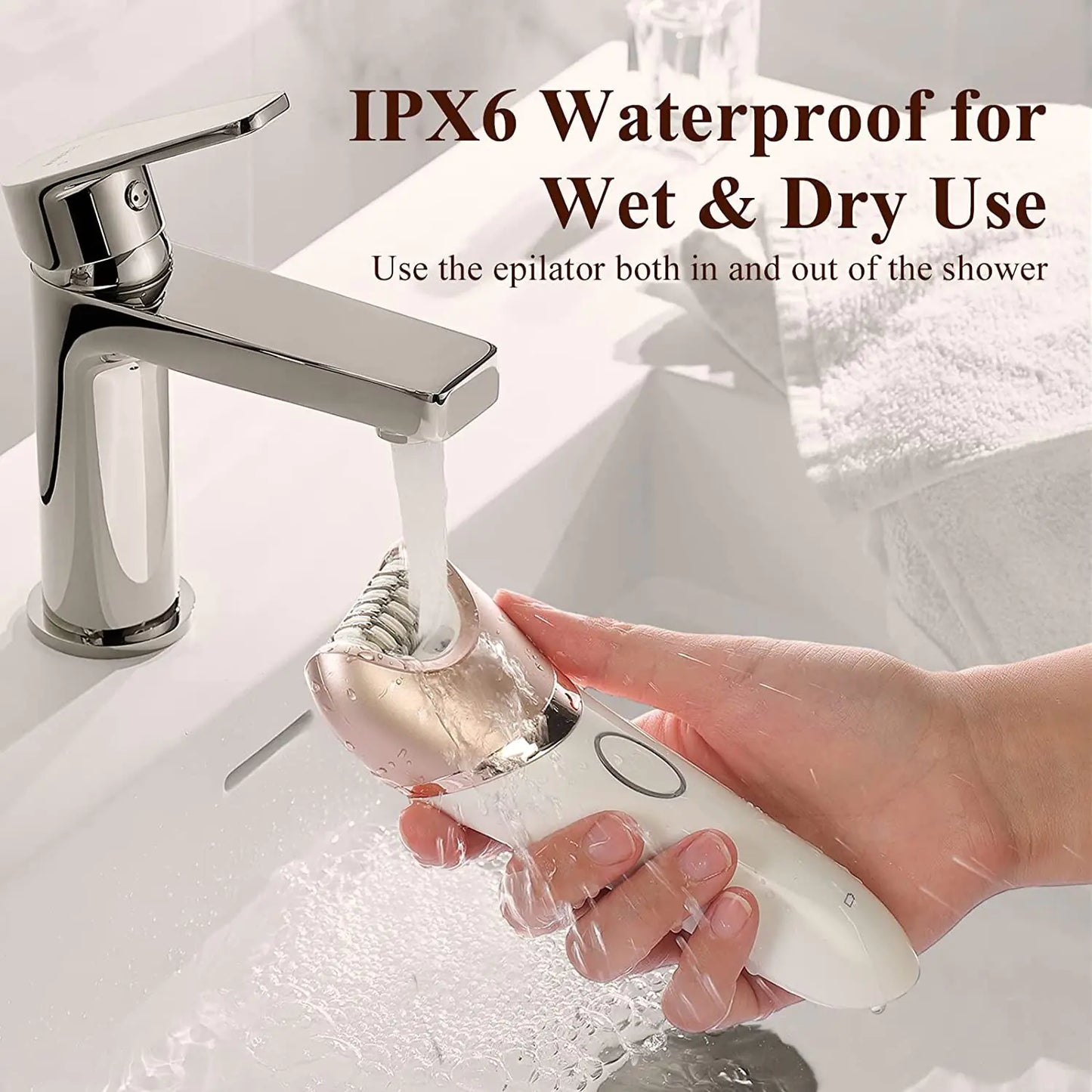 Depiladora y afeitadora eléctrica 6 en 1 para mujeres