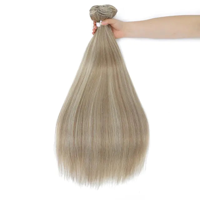 Extensiones de cabello liso