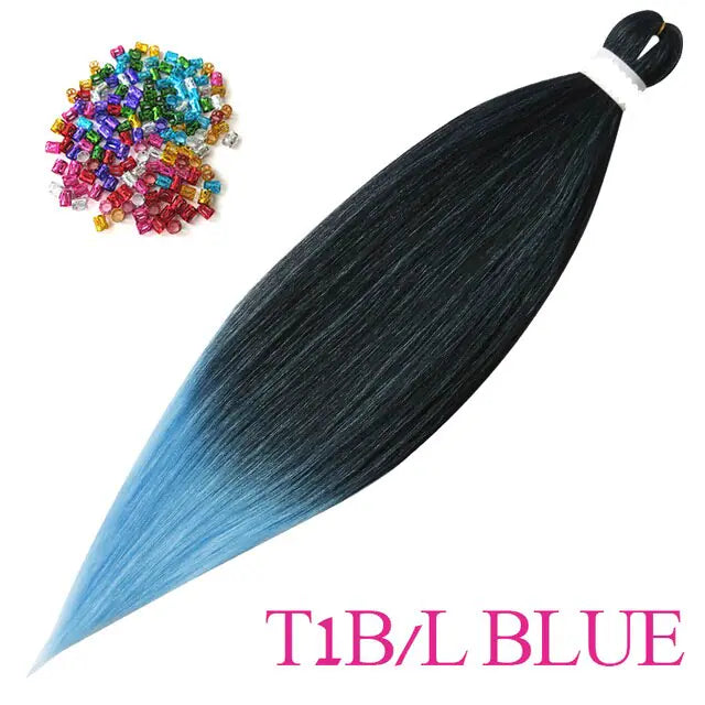 Extensiones de cabello trenzado retorcido preestirado Cabello de crochet