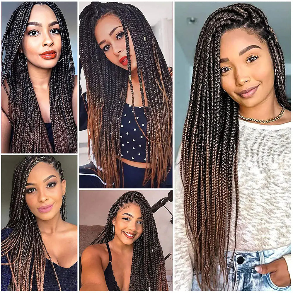 Extensiones de cabello trenzado retorcido preestirado Cabello de crochet