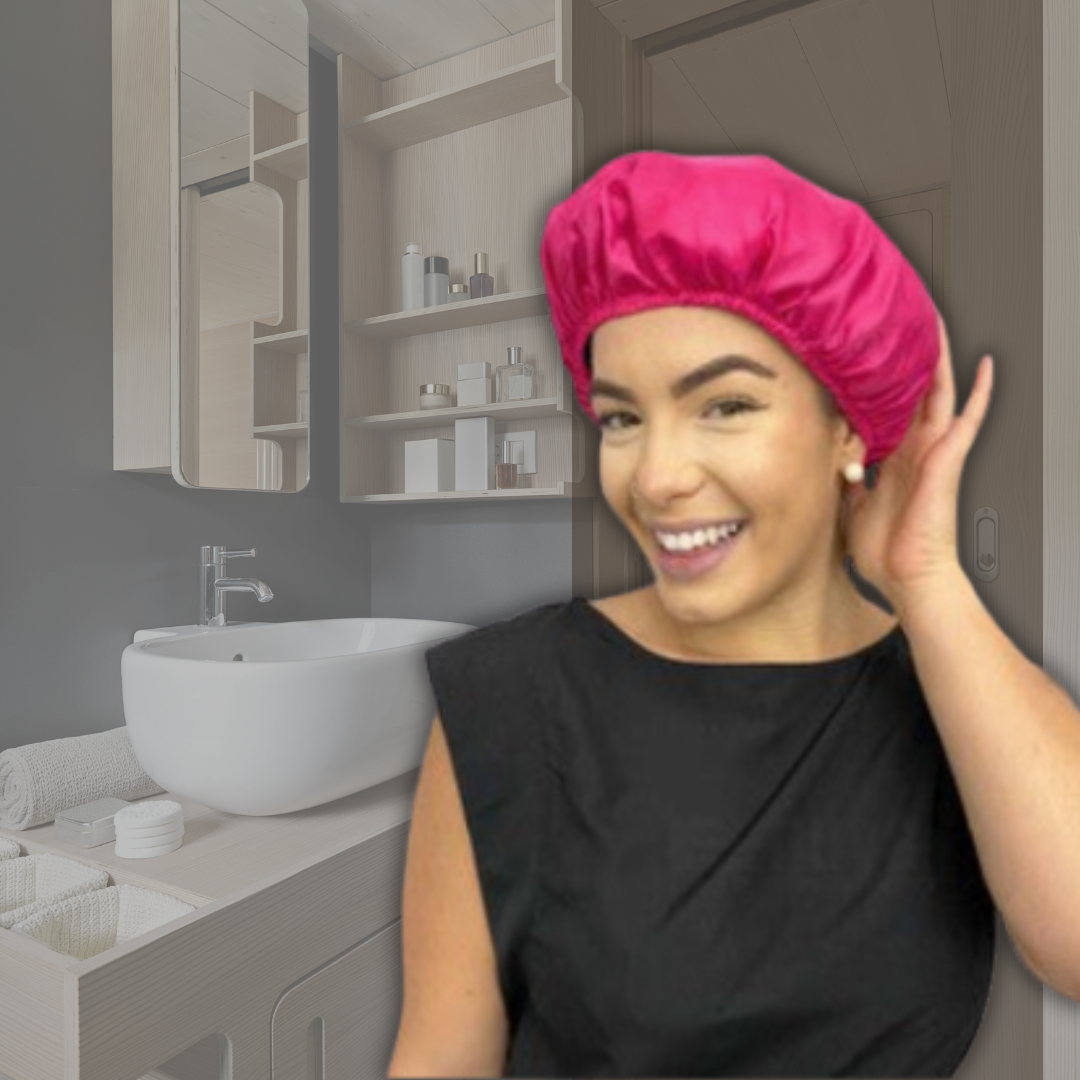 Gorro de satén antifrizz con elástico