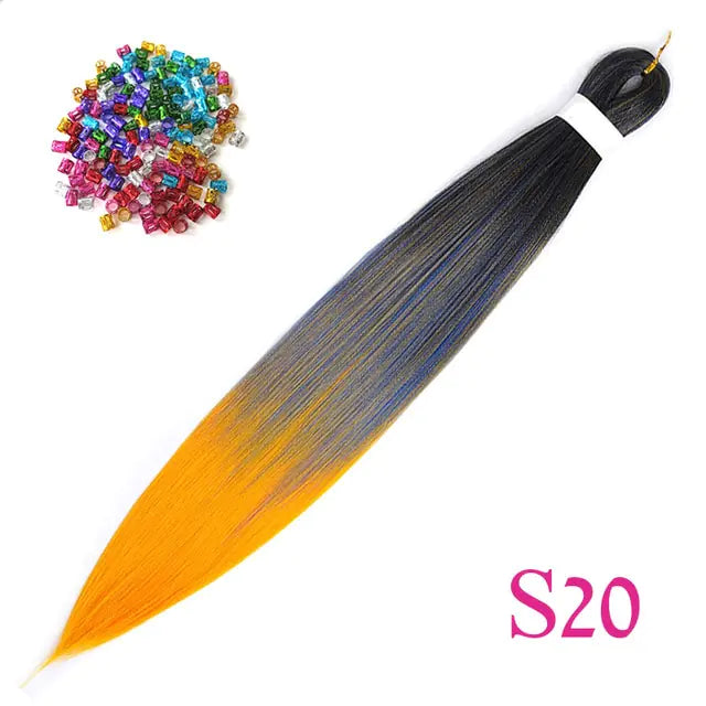 Extensiones de cabello trenzado retorcido preestirado Cabello de crochet