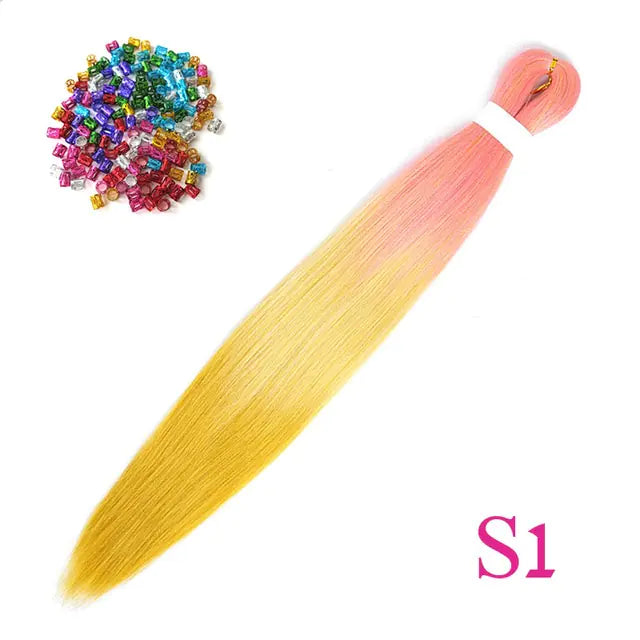 Extensiones de cabello trenzado retorcido preestirado Cabello de crochet