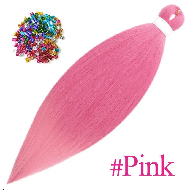 Extensiones de cabello trenzado retorcido preestirado Cabello de crochet