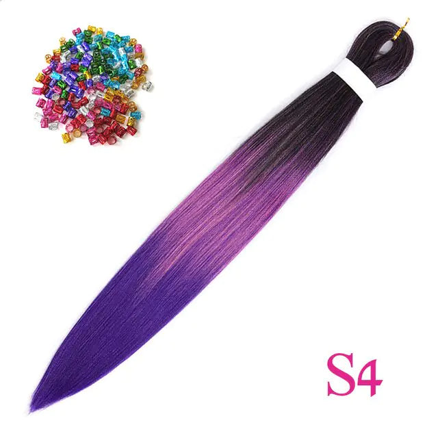 Extensiones de cabello trenzado retorcido preestirado Cabello de crochet