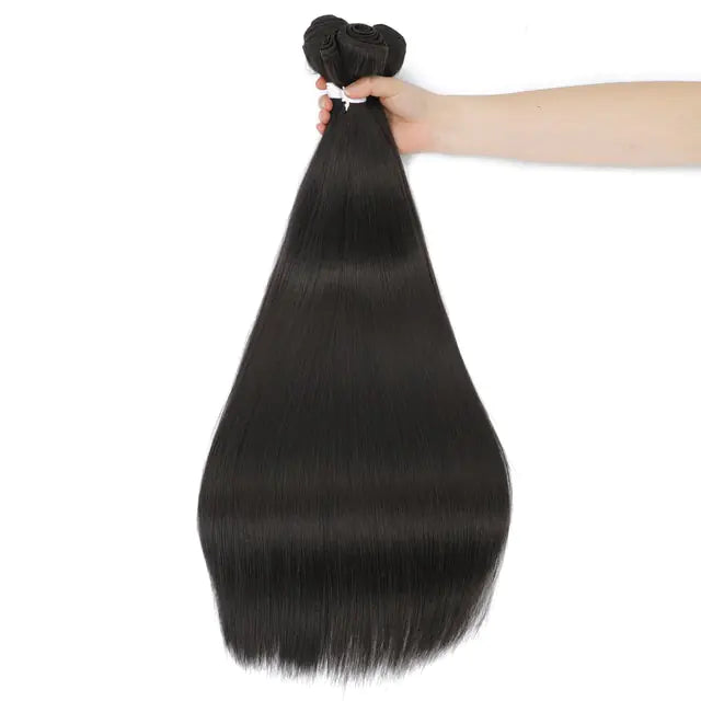 Extensiones de cabello liso