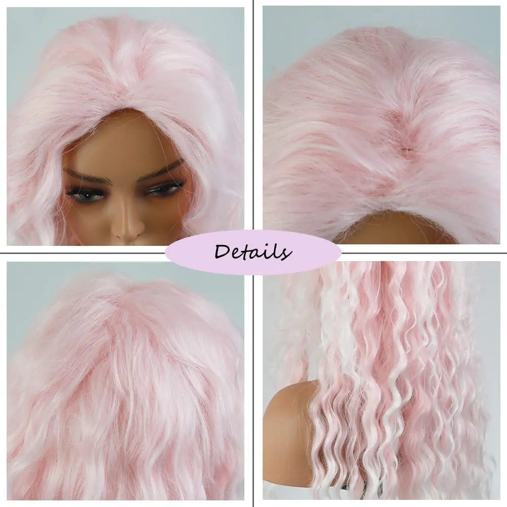 Peluca radiante con rizos