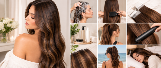 How to Maintain Brown Tape in Hair Extensions for Long-Lasting Beauty
