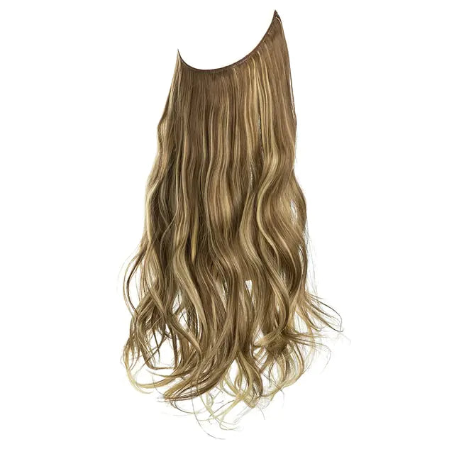 Ombre Wave Synthetic Hair Extensions with Fish Line