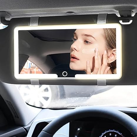 Car Make Up Kit - Make up Bag + Car Vanity Mirror